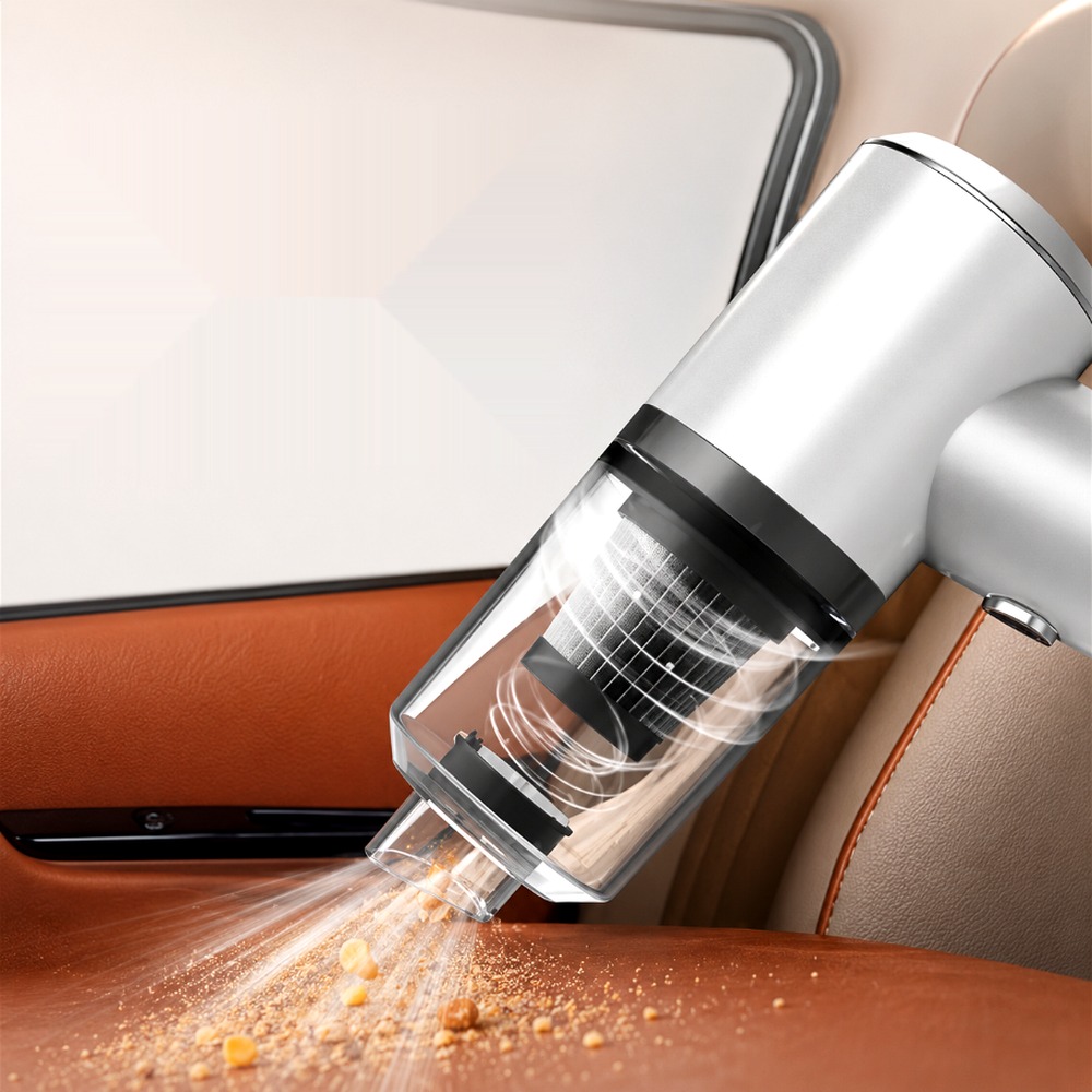 Accueil Aspirateur voiture sans fil AutOutilShop, aspiration 6000 PA pour habitacle et sièges