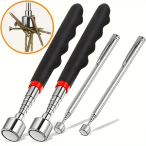 Stylo magnétique télescopique et extensible pour récupérer petites pièces métalliques